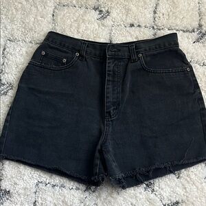 Bill Blass Vintage Black Denim Shorts | size 10
